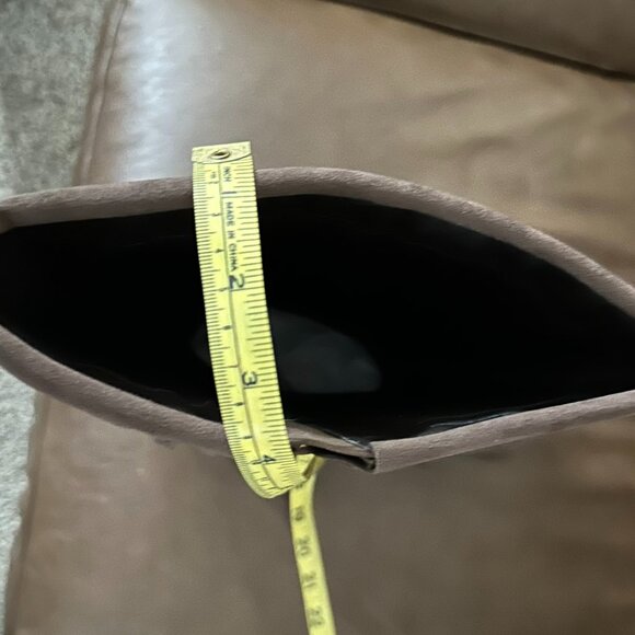 Comfortview Faux Suede Fringe Pull-On Moccasin Boots, Brown, 11WW - Picture 14 of 14